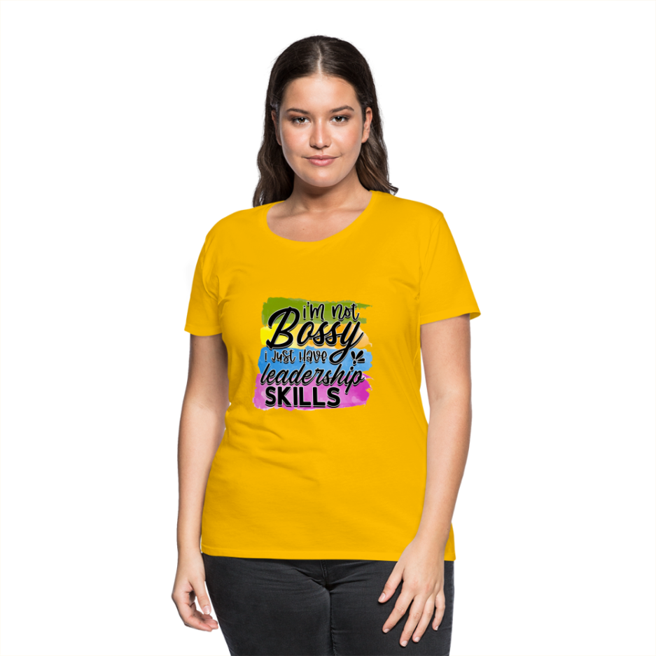 Women’s Premium T-Shirt (Not Bossy) - Image 2