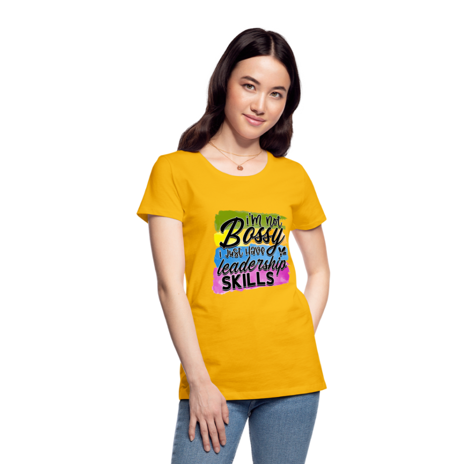 Women’s Premium T-Shirt (Not Bossy) - Image 3